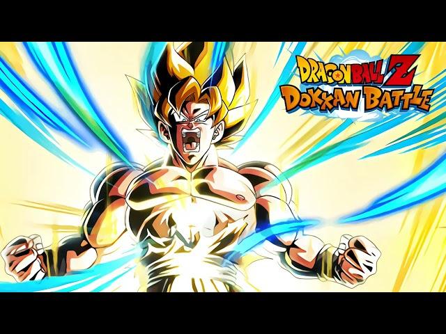 Dragon Ball Z Dokkan Battle - LR Spirit Bomb Absorbed Super Saiyan Goku OST (Extended)