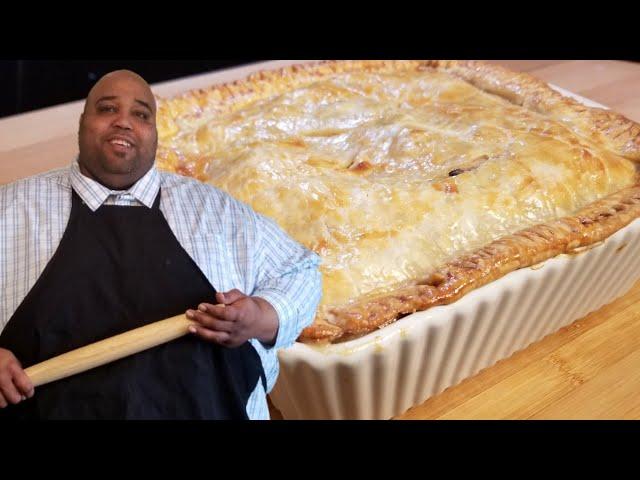 CHICKEN POT PIE THAT'S SO EASY YOU ONLY NEED 4 MAIN INGREDIENTS | Homemade Chicken Pot Pie