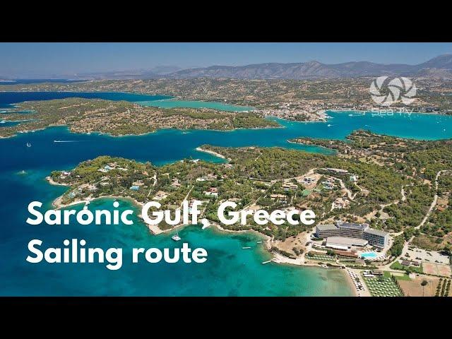 Sailing route around the Saronic gulf greece | sea tv sailing channel