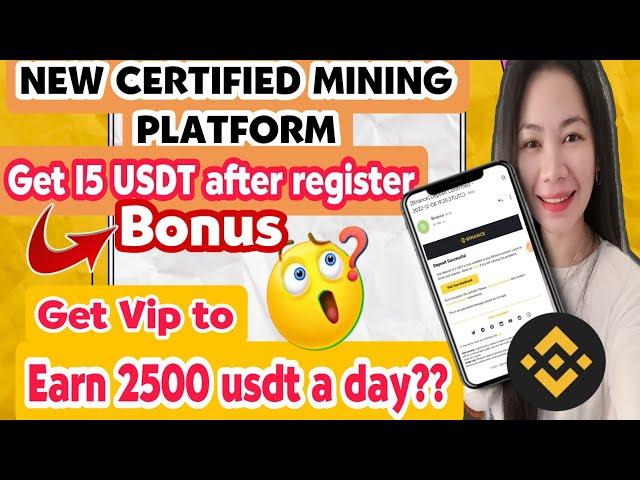 The latest online earning platform,officially certified,Earn 2500 usdt a day,Join & get 15 usdt free