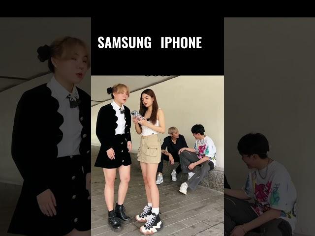 SAMSUNG VS IPHONE… #lykio #winteams #xuhuong