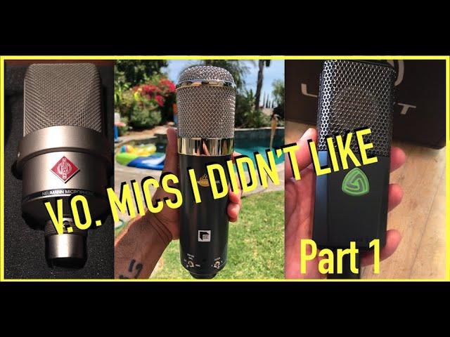 Voiceover Mics I Didn't Like: Part 1