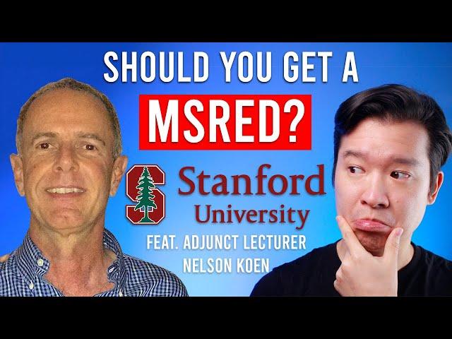 Should you get a MSRED? (and other career advice) | Real Estate for Noobs 23