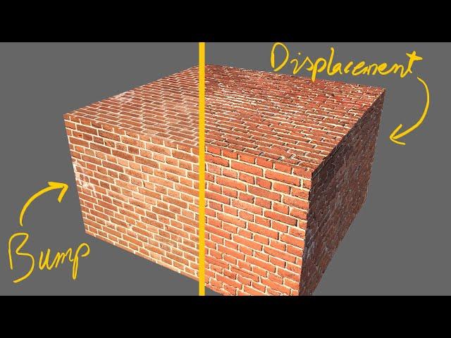 VRAY Sketchup: Understanding Bump vs. Displacement