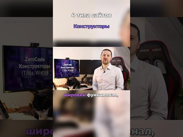4 типа сайтов - конструкторы