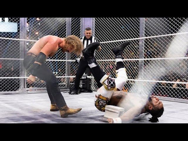 Hangman "Adam" Page vs Swerve Strickland Lights Out Steel Cage Match All Out 2024 Highlights