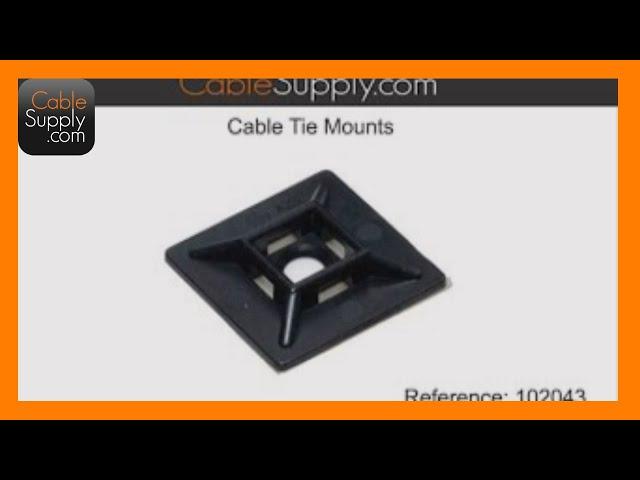 Cable Tie Mounts (a.k.a. Cable Button)