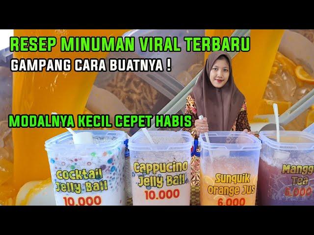 INI DIA RESEP MINUMAN VIRAL TERBARU UNTUK JUALAN PALING LENGKAP DAN DETAIL COCOK UNTUK PEMULA