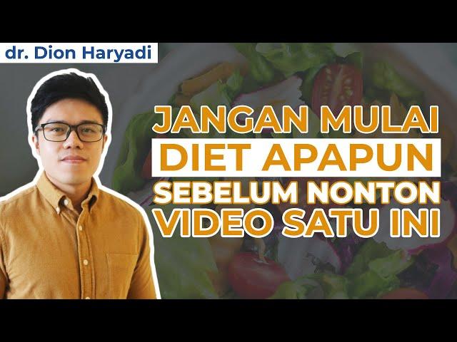 Cara Diet Sehat Menurunkan Berat Badan | Langkah 1