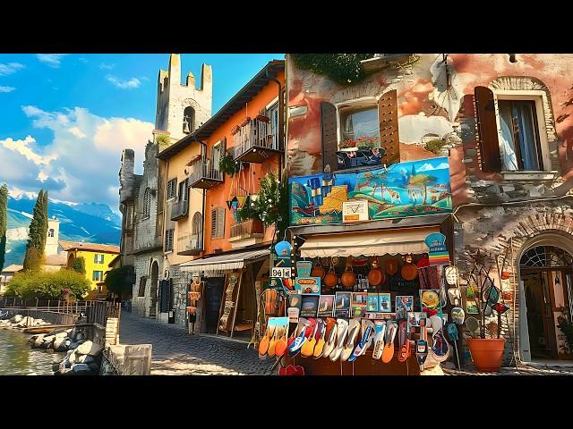 MALCESINE - THE MOST BEAUTIFUL VILLAGES OF LAKE GARDA - THE MOST BEAUTIFUL PLACES IN ITALY 4K HDR