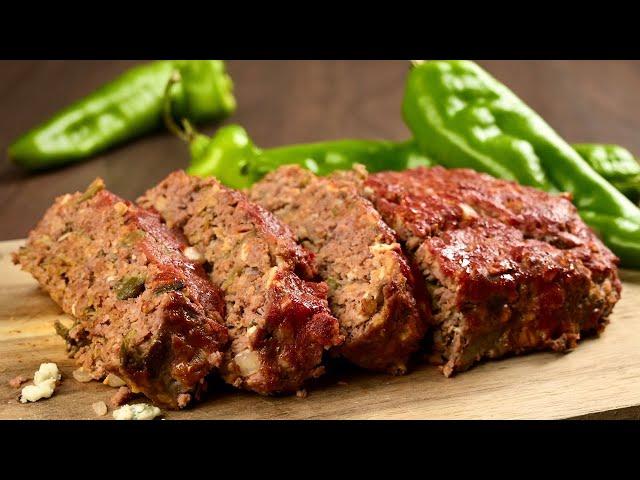 MEXICAN INSPIRED MEATLOAF WITH HATCH GREEN CHILE & CHEESE: Easy Recipe for the Ultimate Comfort Food