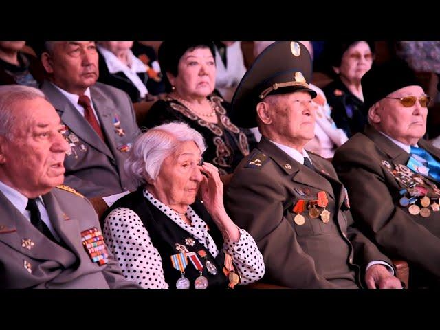 Концерт посвященный ветеранам Великой Отечественной Войны. 9 мая. Алматы. Казахстан.