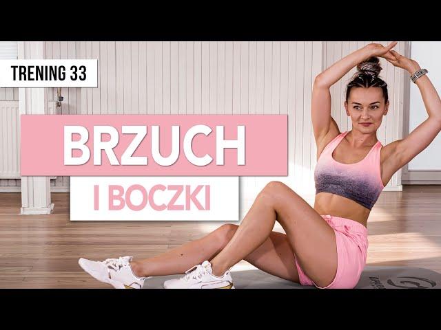 Wyzwanie 90 DNI | TRENING 33: Brzuch i Boczki | Monika Kołakowska