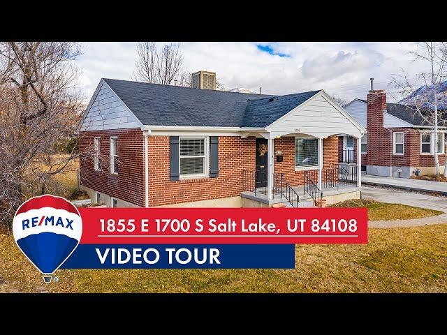 1855 E 1700 S Salt Lake, UT | Video Tour | Utah Homes for Sale