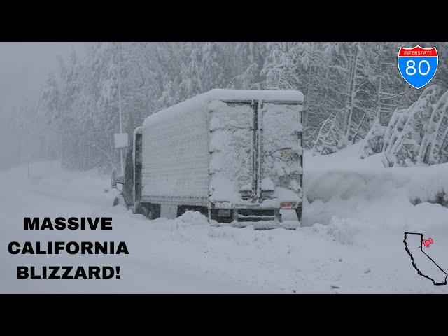 Chasing a MASSIVE California Blizzard! Short Documentary/Compilation