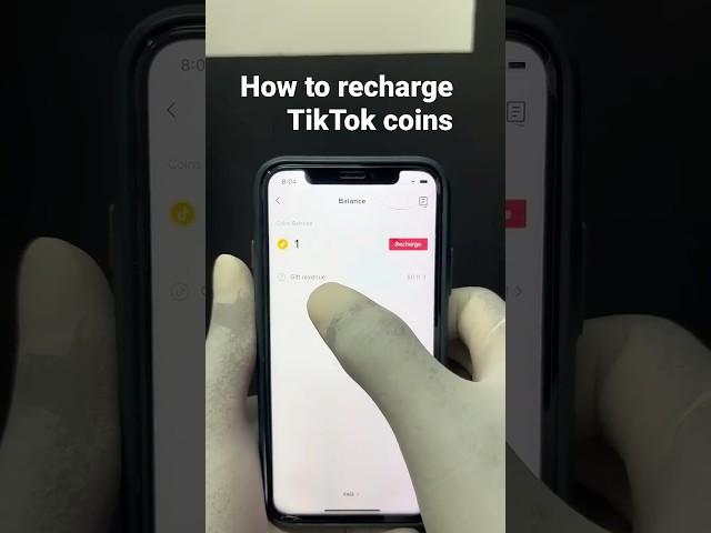 How to recharge TikTok coins