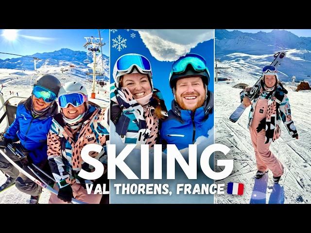 SKIING VLOG! ️ driving to the Alps, zip-lining, toboggan run & Christmas ️ Val Thorens France 