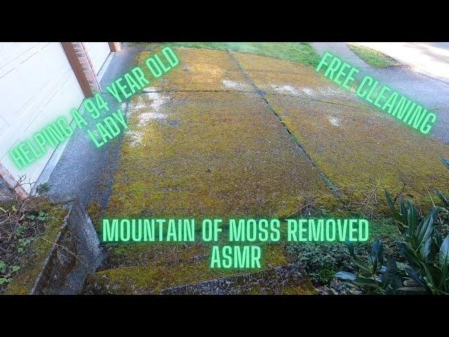 Free Pressure Washing for 94 year old lady.  #pressurewashing, #ASMR, #satisfying, #freework,