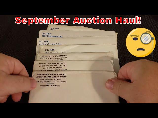 September Coin Auctions Haul! Episode 2. Mint Sets and Some Talk about Why We Buy Them