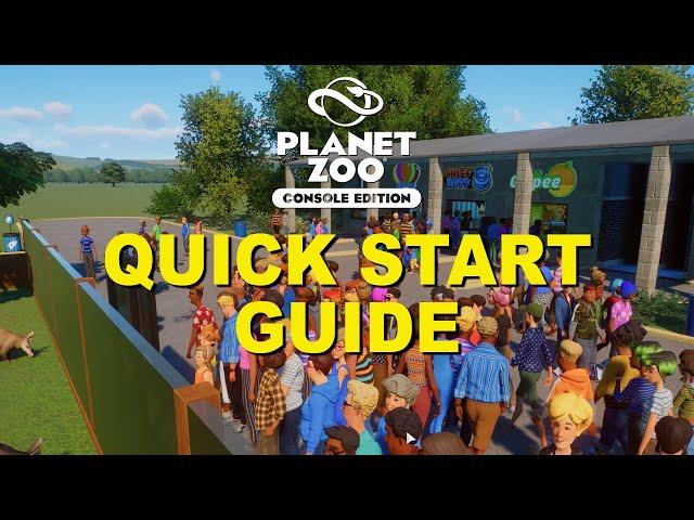 Starting your first zoo | Planet Zoo Console Edition Beginner Guide