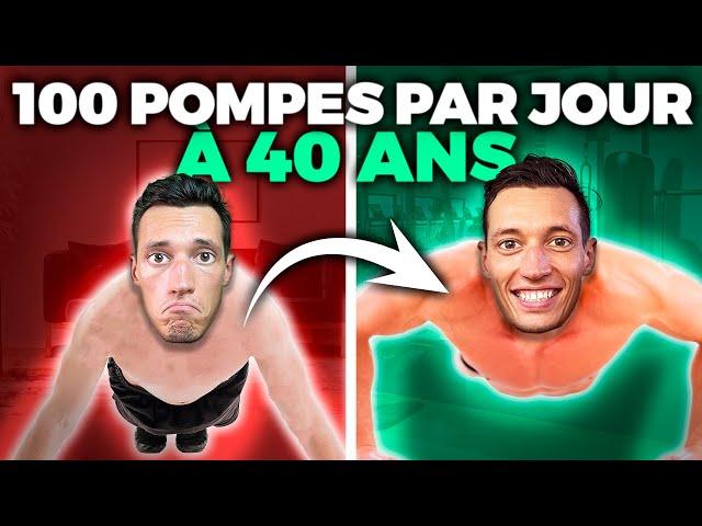 100 pompes par jour, les effets sur le corps à 40 ans