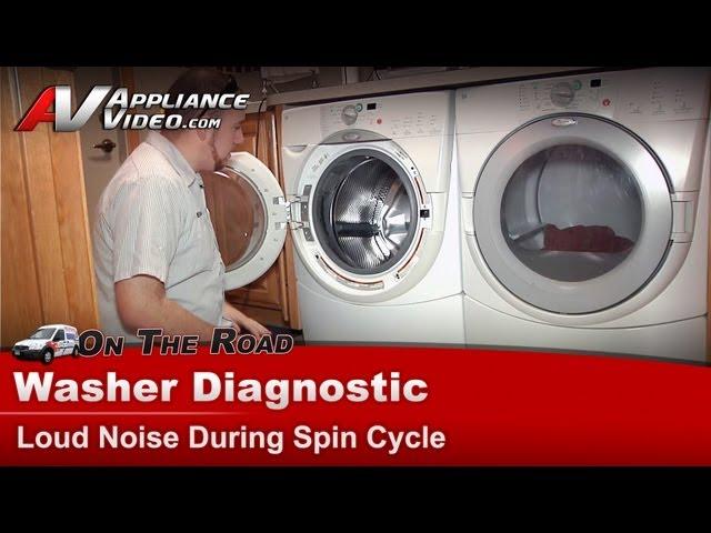 Whirlpool Washer Repair - Loud Noise During Spin Cycle - Basket - Diagnostic & Troubleshooting