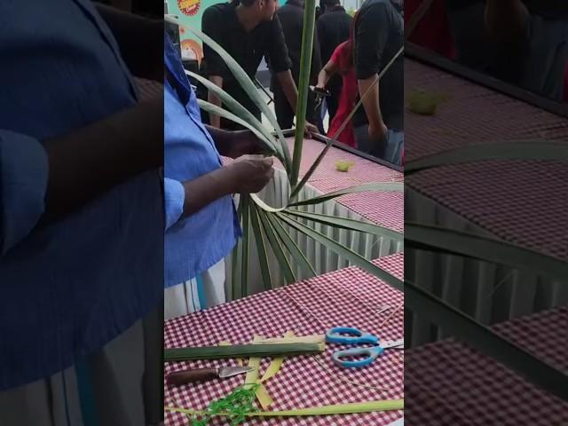 Coconut Leaf Making beautifully Hat  #respectshorts #reels #respect #trending #viralshorts #coconut