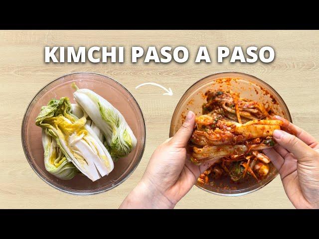 How to make Korean KIMCHI at Home (step by step) | Cooking with Coqui