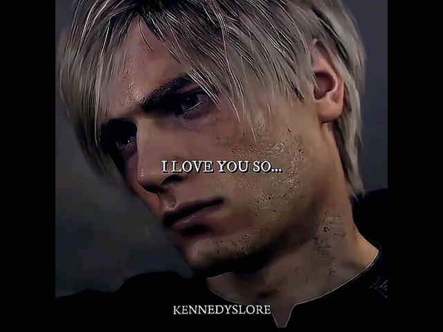 i love you sooo.. (credit:kennedyslore from tiktok) #leonkennedy #adawong #edit #residentevil