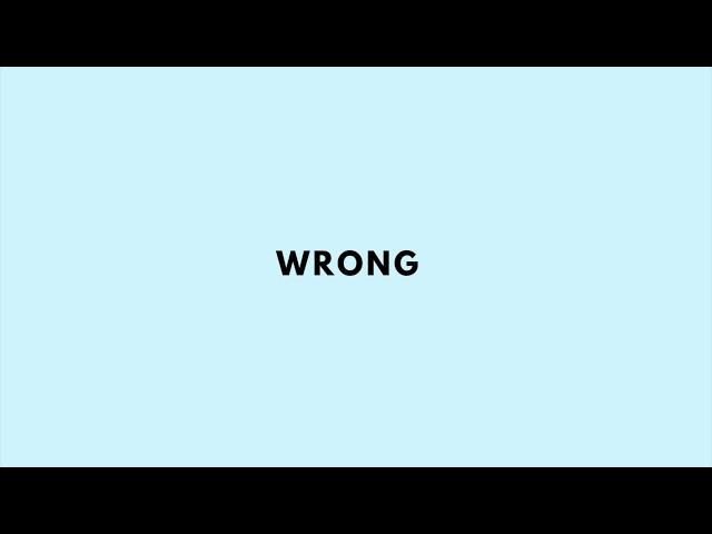 R&B Instrumental - "Wrong" *sold*