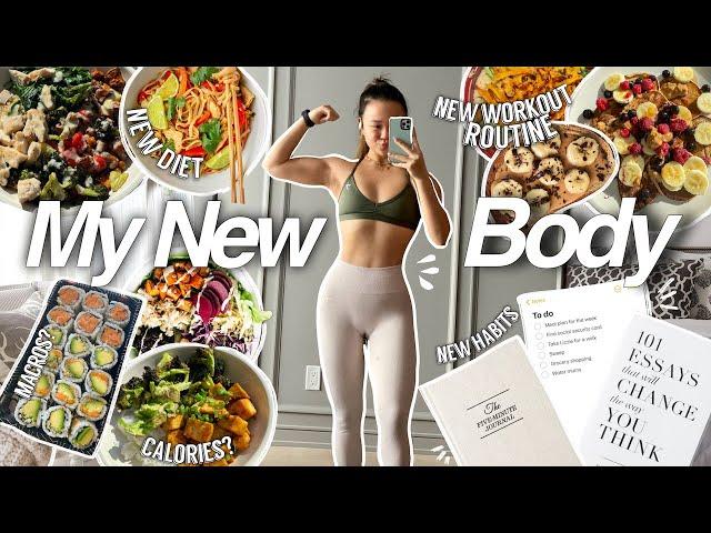 I Changed My BODY & My LIFE in 1 month. (Everything I Actually Eat & How I Train) | My New Habits