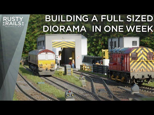 How To Build a Model Rail Diorama In ONE WEEK