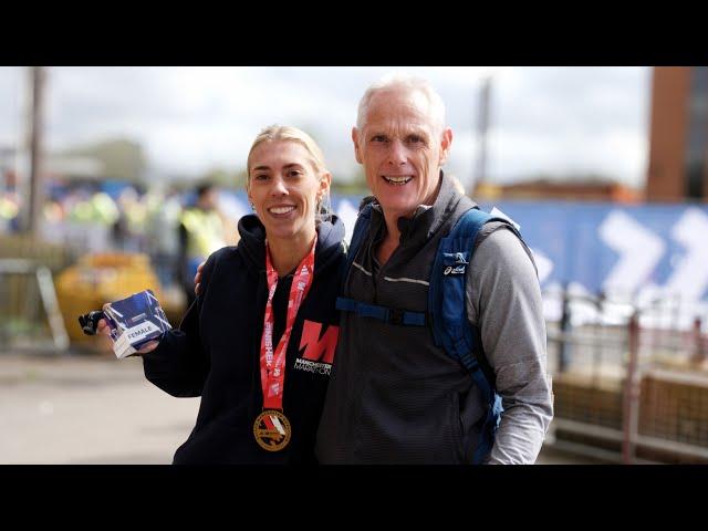 Charlie Arnell wins her first ever marathon in Manchester