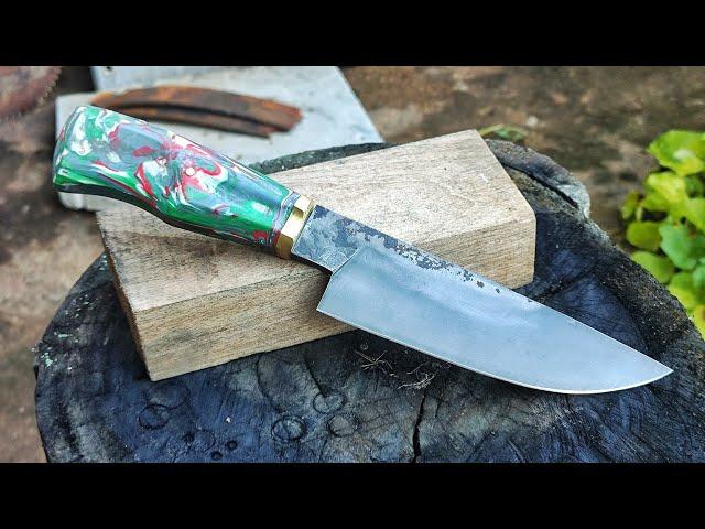 Knife Making - Forging a Knife With a Plastic Handle