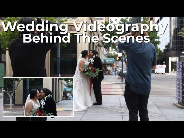 Flora Wedding Videography Behind the Scenes | Downtown San Diego and Mission Beach Wedding