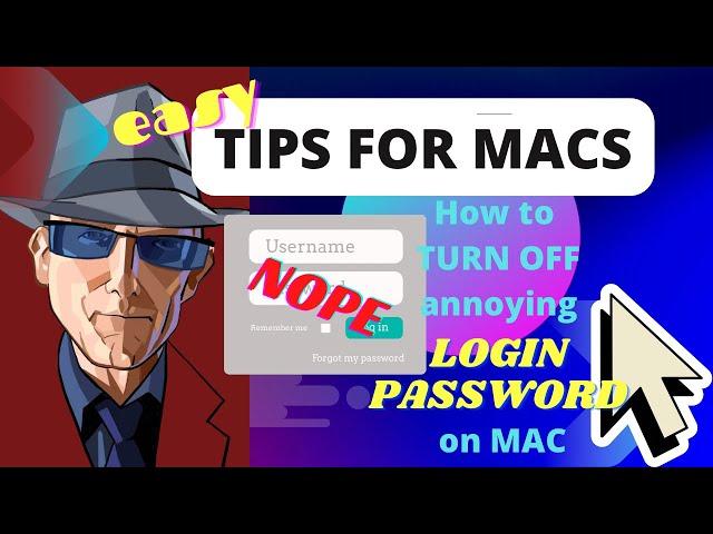 How to turn off login password on Mac ️ MAC for BEGINNERS ! Easy Simple