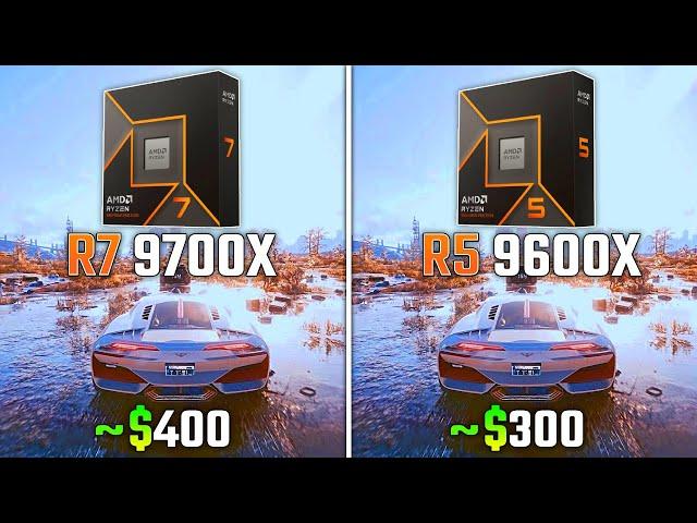 RYZEN 7 9700X vs RYZEN 5 9600X | Test in 6 Games