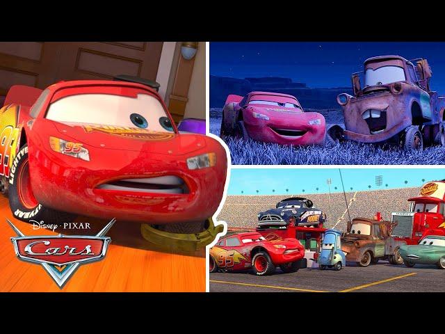 Lightning McQueen Meets the Radiator Springs Residents | Try Not To Laugh | Pixar Cars