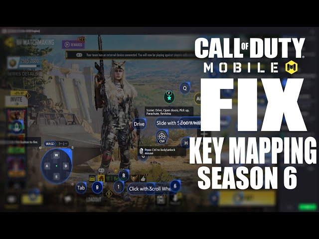 HOW TO FIX CALL OF DUTY MOBILE SEASON 6 KEY MAPPING PROBLEM IN GAMELOOP