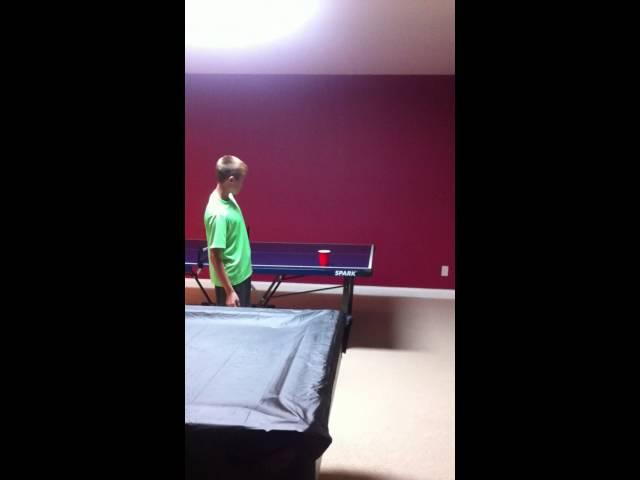 Ping Pong Paddle Shot