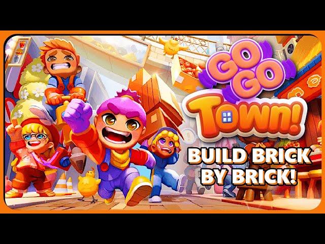 BUILD A TOWN BY HAND IN NEW CITY BUILDER! Go-Go Town