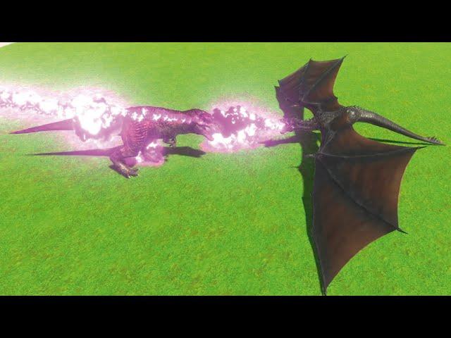 DRAGON VS T-REX - ARBS - Animal Revolt Battle Simulator