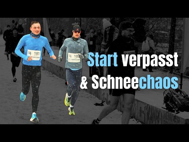 Chaoslauf bei Schnee 🫣️ Lauftraining nach Zonen | winter running vlog