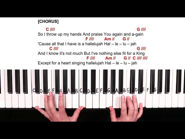 Gratitude - Brandon Lake #COVER - #Easy Play-Along in C | Part 2 #song #howto #diy #piano #tutorial