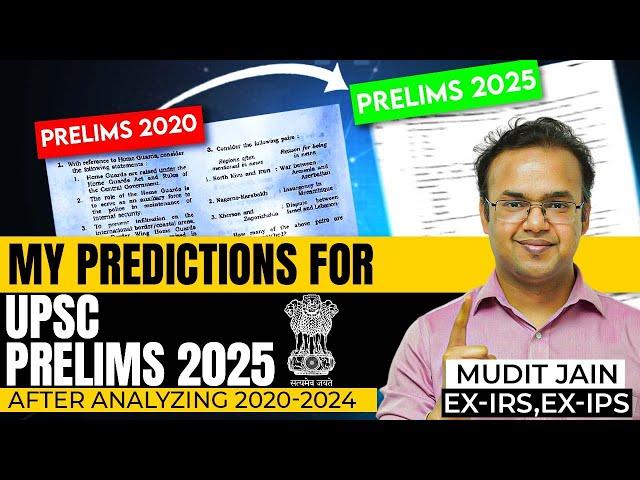 My Prelims 2025 Prediction: Lessons from 2020-2024 Analysis 