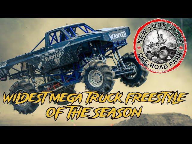 WILDEST MEGA TRUCK FREESTYLE OF 2024! - TOTAL DESTRUCTION! -    NEW YORK STARE OFF ROAD PARK