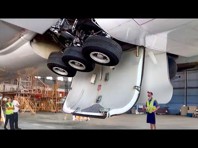 Inside Billion $ Factory Producing Massive Landing Gear - Production Line