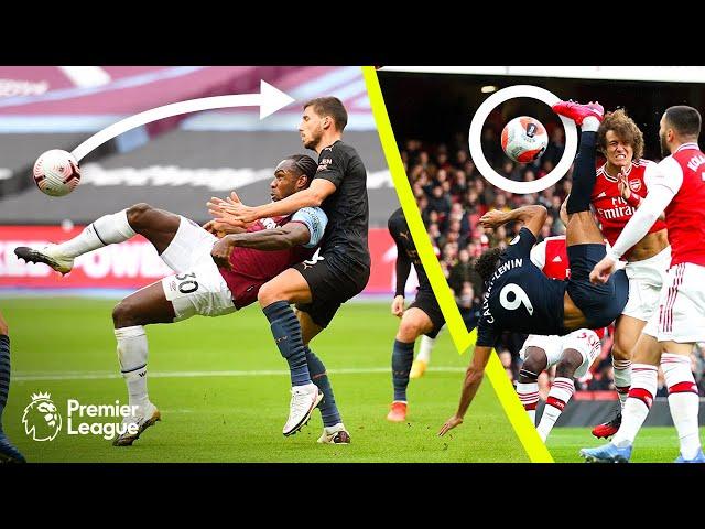 ‘I CAN'T BELIEVE he's scored that!’ Best Premier League Acrobatic Goals