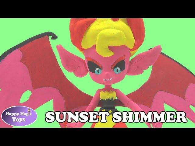 CUSTOM Evil Sunset Shimmer Devil Form Equestria Girls Doll My Little Pony MLP MLPEG Custom Doll