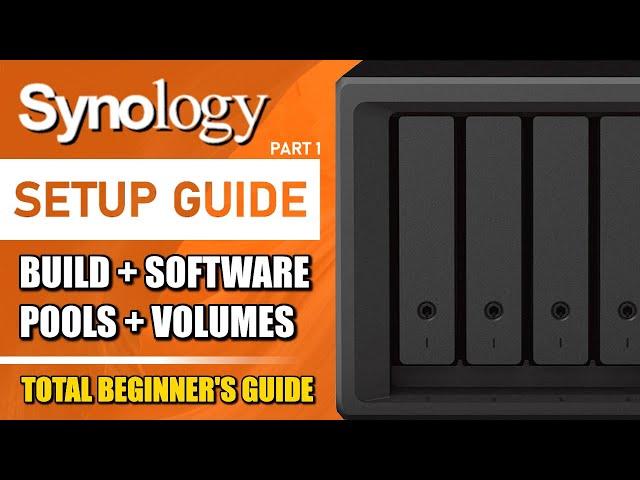 Synology NAS Compete Build, Setup, RAID, Pools and Volumes (2024 SETUP GUIDE #1)